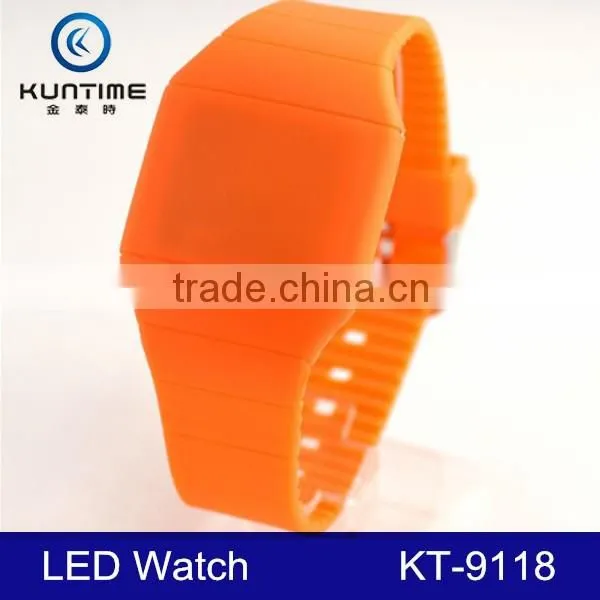 2015 Promotional Cheap Touch Screen Silicon Led Digital Watch photo-2