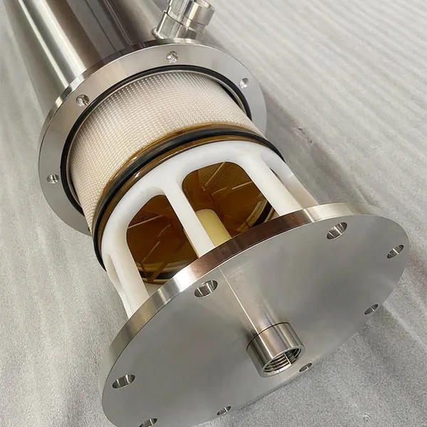 304 Stainless Steel Membrane Housing 8040 Flange Type RO Reverse Osmosis Membrane Housing photo-2