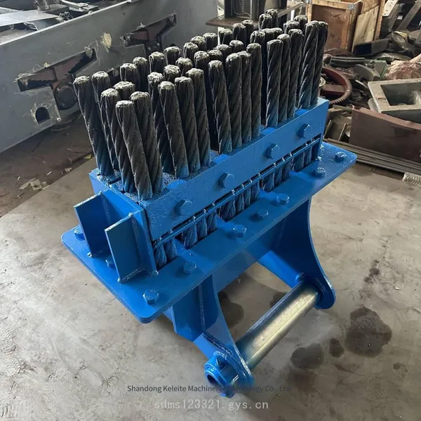 Tunnel Invert Arch Steel Brush. New Three - Row Steel Wire Brush From Excavator Attachment Manufacturer on Sale. Wholesale Available for Steel Brush Heads Before They Are off - Shelf photo-4