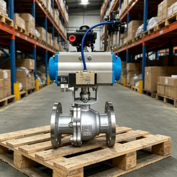 DIN Standard Ball Valve with 90° Rotation and 100,000 Cycle Durability
