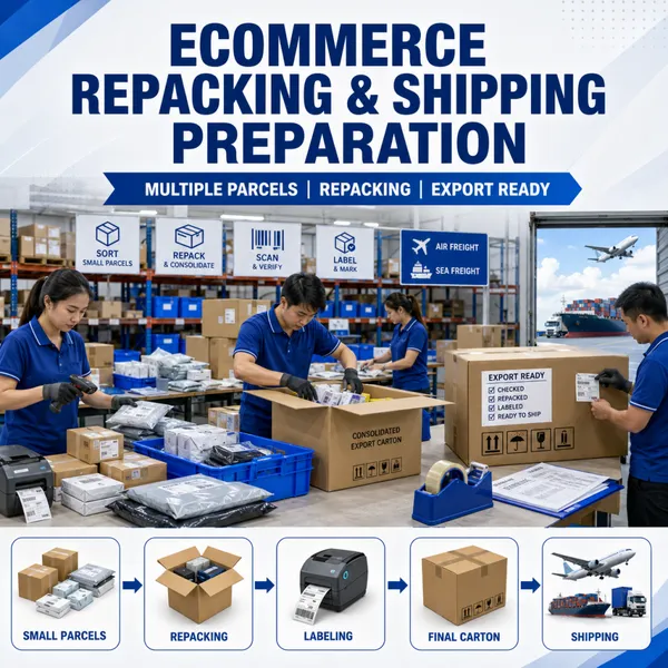 China Repacking Carton Replacement and Export Packing Service photo-3