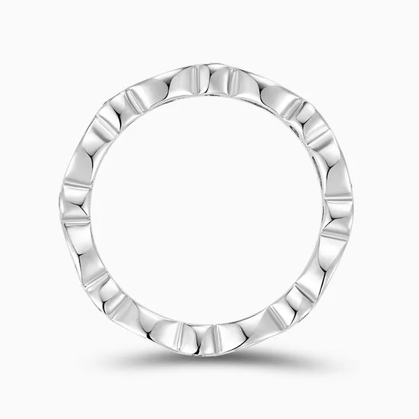 Shining Star Jewelry Sterling Silver Iced Out CZ Anniversary Gift Eternity Ring photo-5
