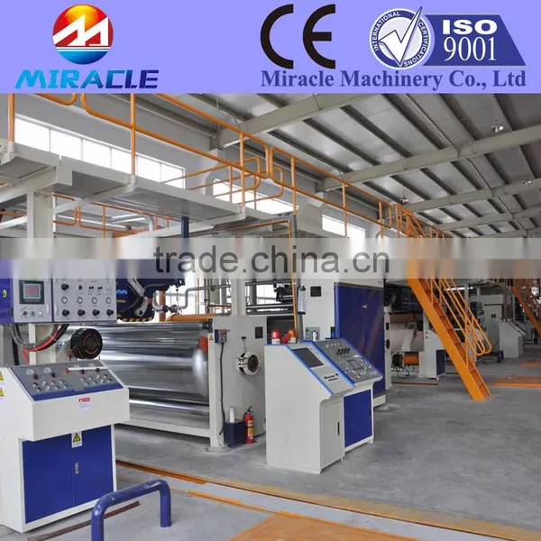 Corrugated Cardboard Production Line for Sale, Fluted Cardboard Making Machine