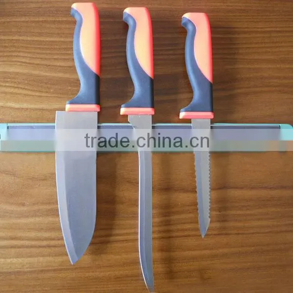 2015 Different Size Kitchen Wall Mounted Plastic Magnetic Knife Storage Strip Magnetic Knife Holder Rack photo-5