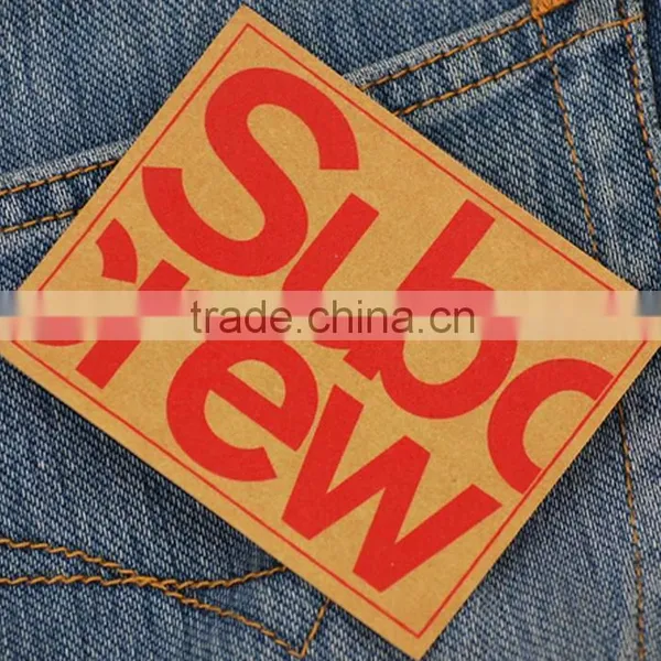 Low Price Top Quality Color Embossed Leather Patches photo-3