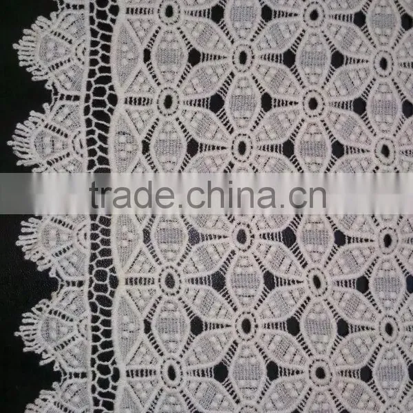 Wholesale Lace Accessories Cotton Embroidery Full Lace 100% Cotton Fabric photo-4