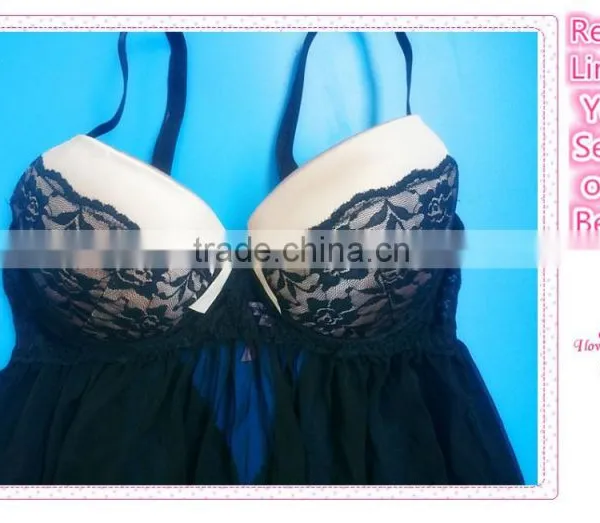 Mesh Lingerie W/ Bras photo-3