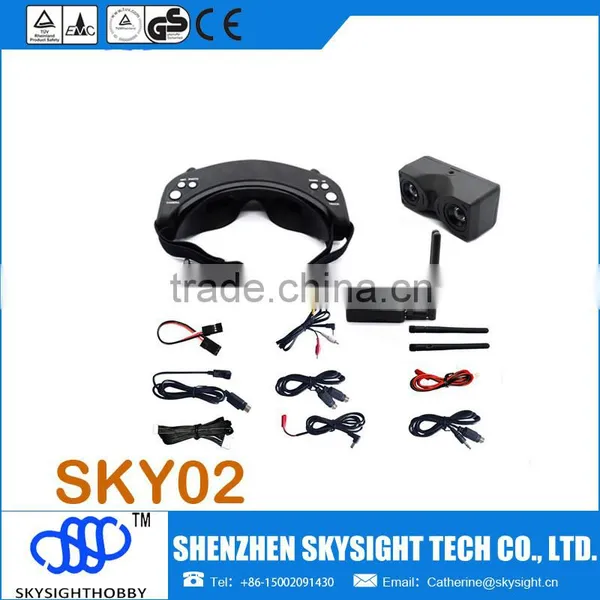 SKI Goggles Camera/goggle Video/safety Goggle Protective Goggles 3D Video Fpv Goggles SKY02 photo-3