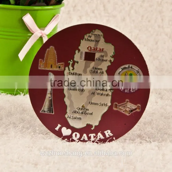 Custom Fine High Quality QATAR Aluminum Foil Fridge Magnets photo-4