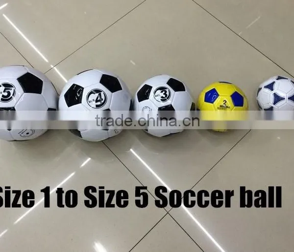 China Wholesale Customized PVC Stitched Matte+Metalic Soccer Ball/ Football photo-6
