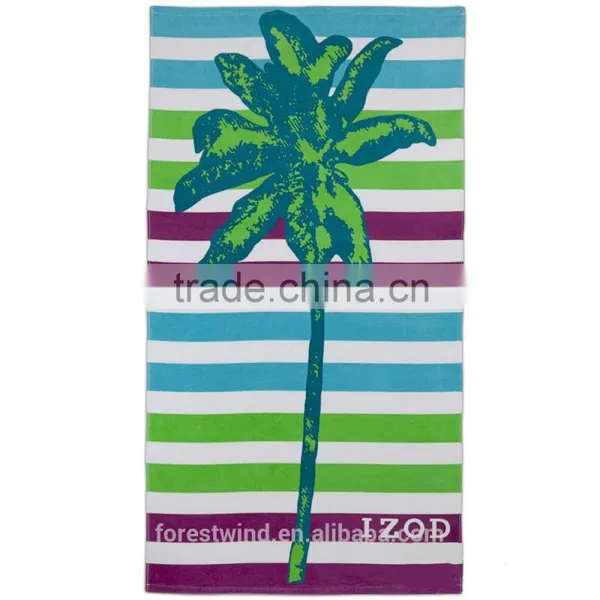 Wholesaler Custom Silk Screen Print Beach Towel photo-3