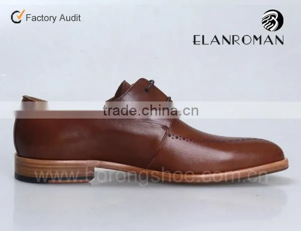 New Men's Formal Leather Shoes Derby Shoes Genuine Leather Shoes Wholesale photo-4