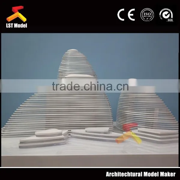 Custom Made Architectural Model Scale With Landscape Palm Tree photo-5