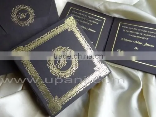 Foil Printed Wedding Invitation Box photo-6