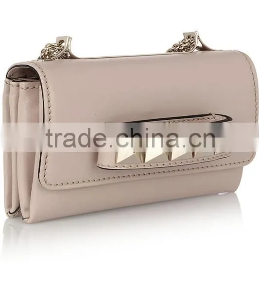 S034 Latest First Class PU Clutch Bags With Pyramid Studs Shoulder Strap Handbags Factory Quality Choice photo-3