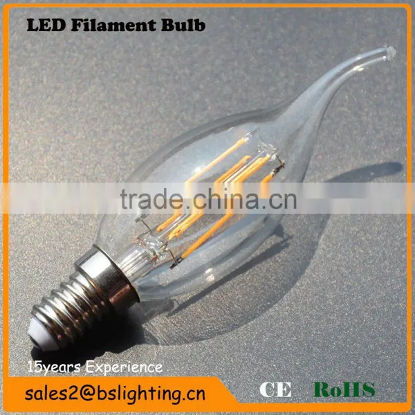 4W 440LM Led Filament Bulbs Light 360 Angle Warm White 2700K E27 E14 C35 Led Lights Edison Lamp 80-240V photo-6