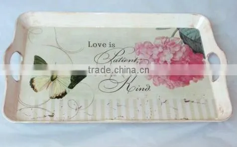 pp Decoratived Tray With Print