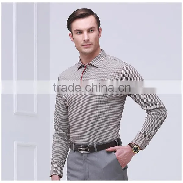 Men's Clothing Plover Case Lapel Sweater Long-sleeved T-shirt Men Leisure Cultivate One's Morality photo-3