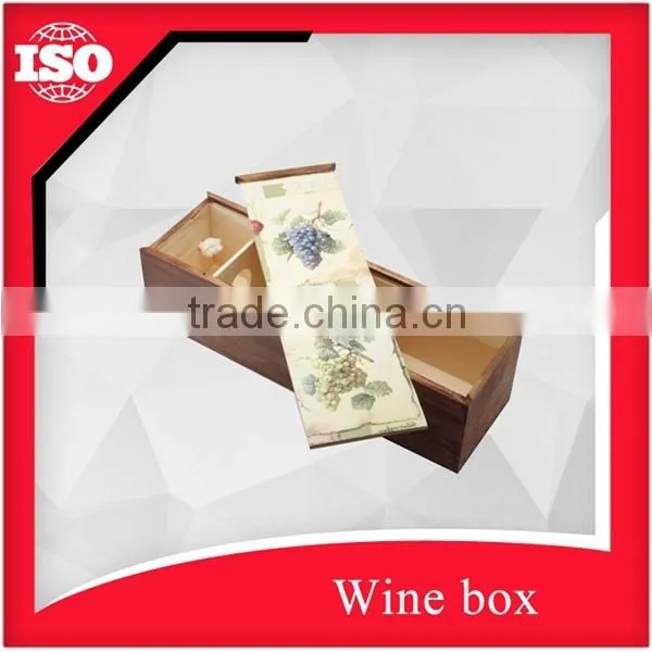 Lacquer Wood Wine Box for Single photo-6