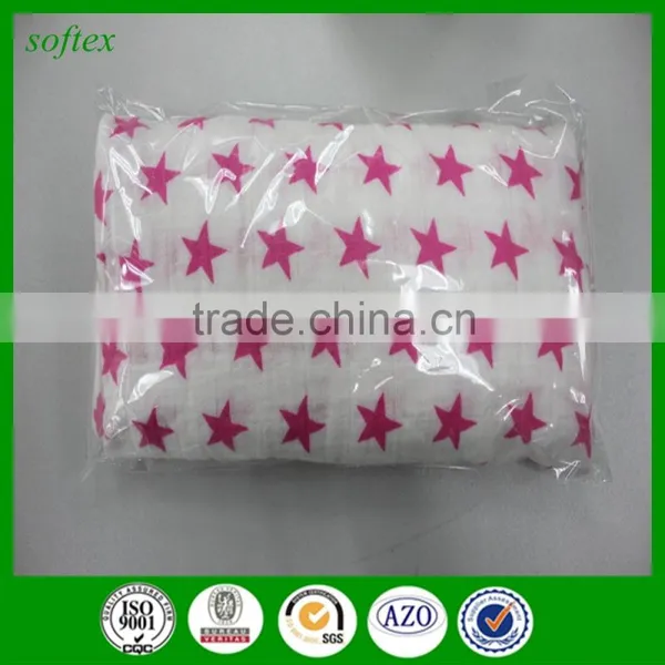 120x120cm 150g Cotton Infant Baby Swaddling Blanket Muslin Quality Choice photo-5