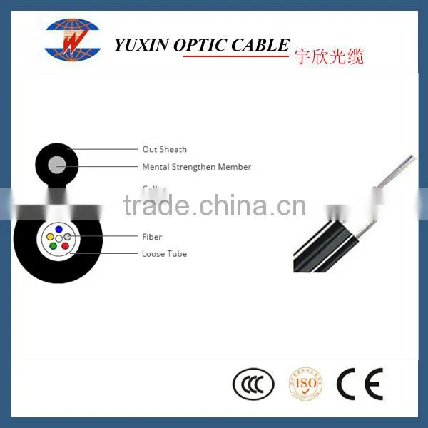 4/6/8/12/24 Outdoor Self-Supporting Non-armored Figure 8 Fiber Optic Cable (GYXTC8Y)