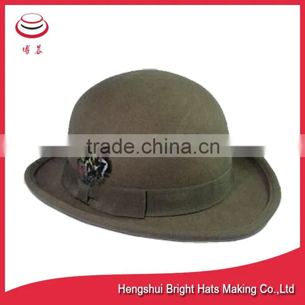 Gentalman Wool Felt Bowler Hat photo-2