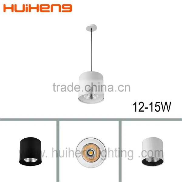 Round pendant light commercial shop led pendant downlight 12w