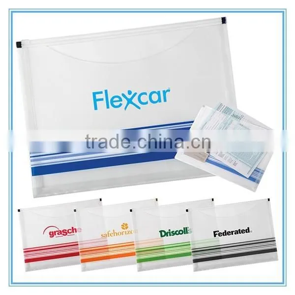 A4 Size Plastic File Bag Document Bag for Promotion photo-2