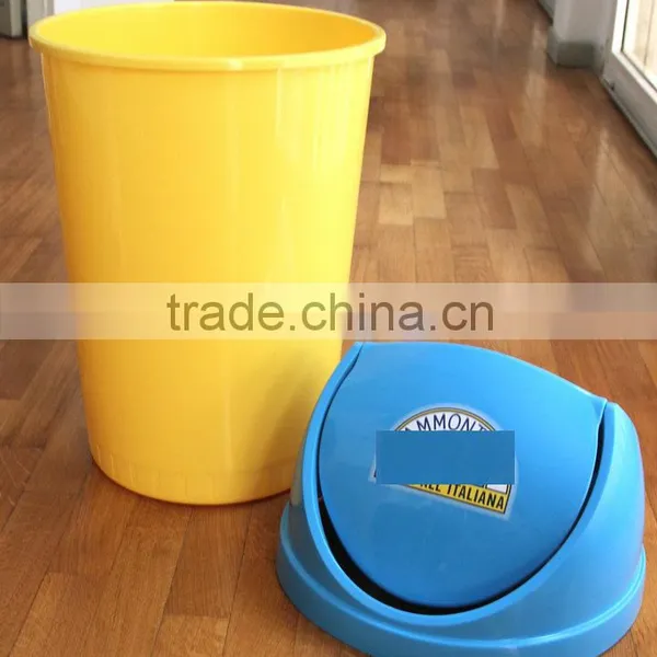 BT50C 35liter Round Ice Cream Bin With Swing Cover, 13 Gallon Trash Can photo-4