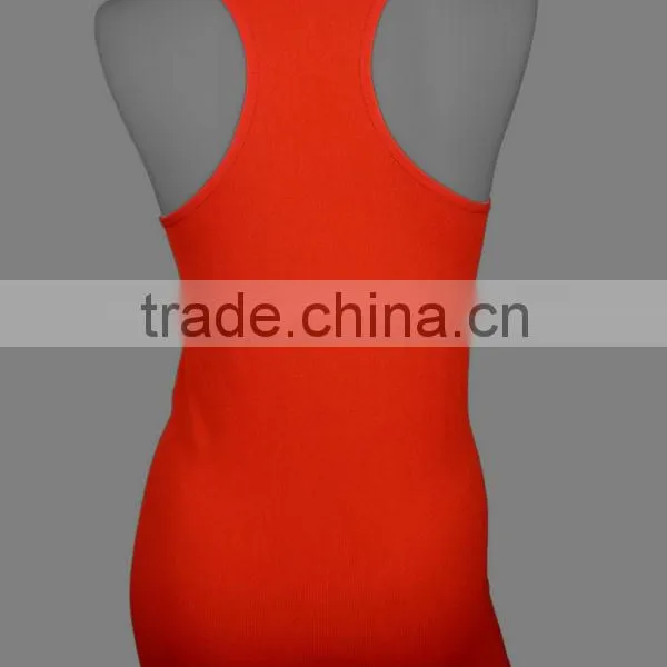 Ladies Athletic Compression Yoga Tank Top photo-2