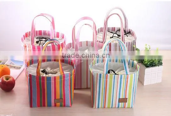 Hotsale Stripe Design Cooler Lunch Bag China Supplier photo-3