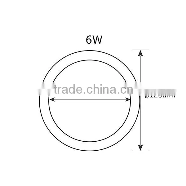 Dimmable LED Panel Light 30Pcs LEDs 6W Surface Mounted Panel Light Adjusted Round Shape photo-4