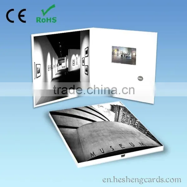 Top Quality 2.4"customized Sex hd Lcd Mp4 Player Video Greeting Card for Business Promotion photo-3