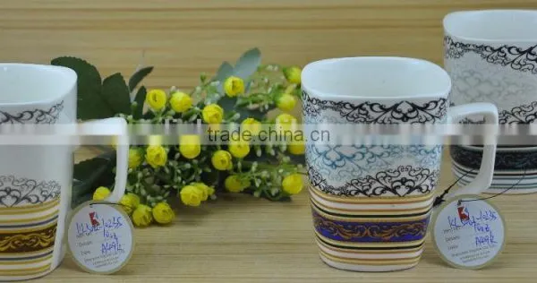 11OZ Cute Cat Design Full Decal Print Tea Cups, Shiny Surface Porcelain Mug, KL5021-953 photo-4
