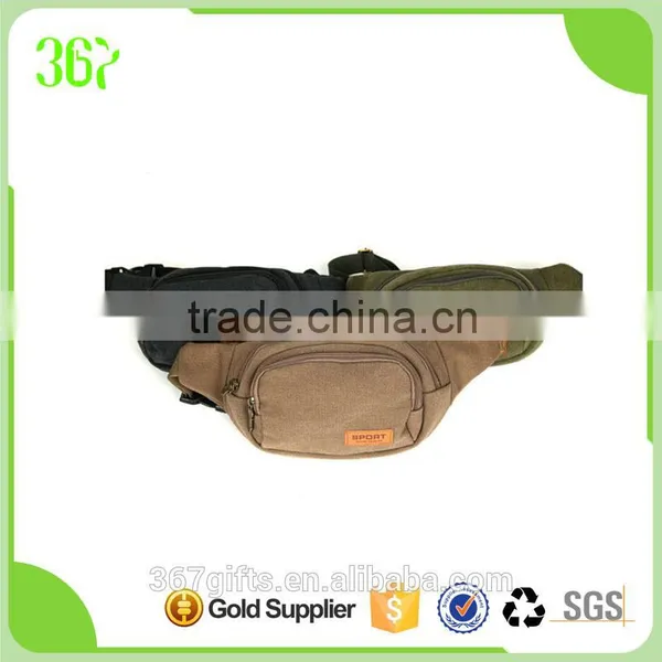 Fashion Design Multifunctional Running Waist Bag/Canvas Waist Bag