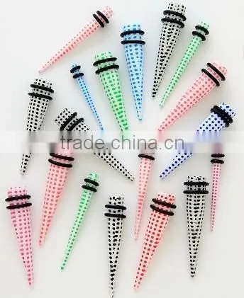 Fashion Cheat Ear Plugs Fake Ear Tape Cheater Plugs Ear Piercing Jewelry photo-5
