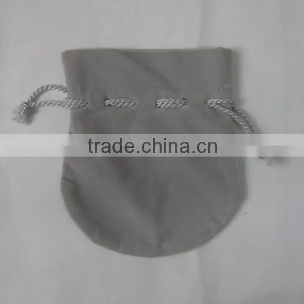 Hot Sale High Quality Silver Fabric Mesh Bag Pouch photo-5