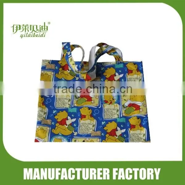 Canvas Bag With Flower Printed photo-2