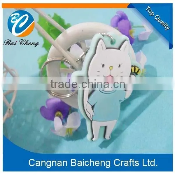 2016 Wholesale Pvc Key Ring With Custom Design photo-3
