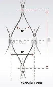 Stainless Steel Ferruled Rope Mesh( Low Price) photo-6