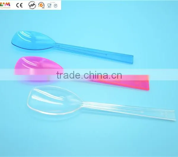 plastic serving spoon