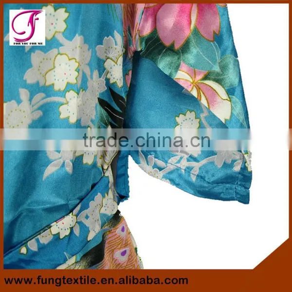 2308 Wholes Stock Children Design Peacock Pattern Bath Robe photo-4