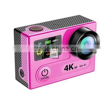 Be Unique !! Ausek Dual Lens 4K 30fps Wifi Sport Camera 2.4G Action Camera photo-4