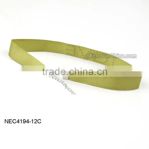 Latest Design Hotsale Adjustable Ribbon Choker Necklace photo-3