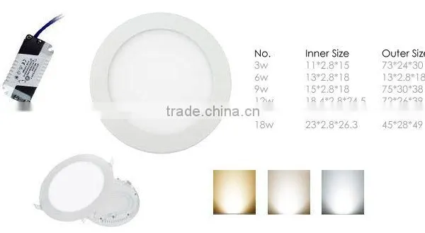 Wholesale Dimmable 9W Led Panel Light Led Lamp 10mm 300x1200(3 Years Warranty) CE ROHS photo-4
