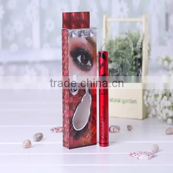 Hot New Flamingo Mascara Black Color Lengthening Curving 3D Fiber Waterproof Mascara photo-3