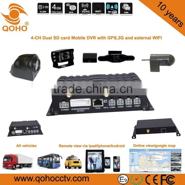 SD Card Vehicle Mobile Car DVR With Dual SD Card and SIM Card,Anti-dust , Vibration Feature for Recording photo-3