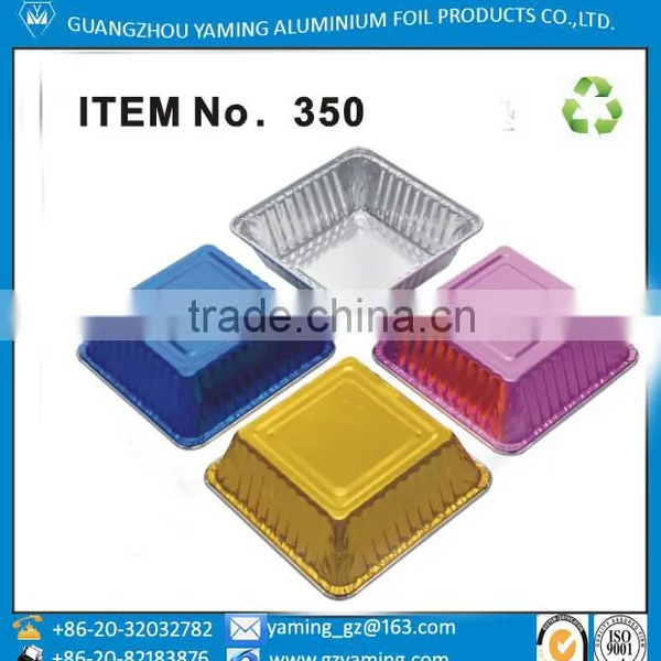 Bakery Use Aluminium Foil Container Cake Mold Container No.350