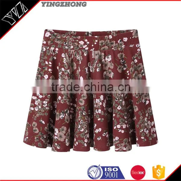 The New Print Dress Fashion Female Skirts in the Summer of Cultivate One's Morality Joker A-line Skirt Pleated Skirts Pants photo-2