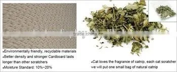 China Supplier Trangle Three Sides Corrugated Cardboard Cat Scratcher Best Cat Scratch Post Quality Choice photo-6
